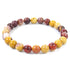Mookaite Jasper Beaded Crystal Bracelet